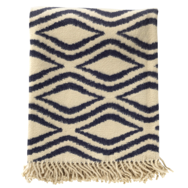 Hoii Plaid 'Amorella' 150 x 200 cm Insignia Blue - Blau